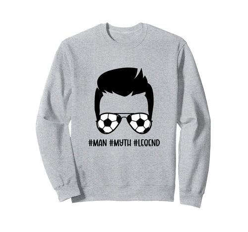 Soccer Dad Football Dad Fathers Day Sweatshirt - Trendy Graphic Unisex - T-Shirt, Sweatshirt, Hoodie