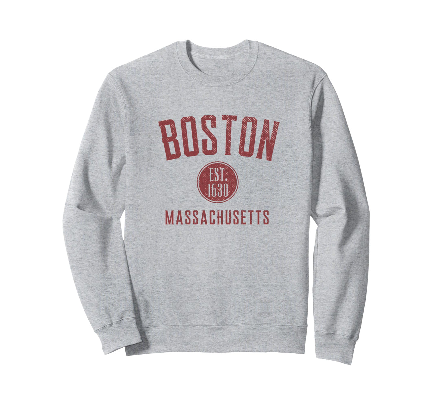 Boston Varsity Distressed Sweatshirt - Unique Graphic Unisex - T-Shirt, Sweatshirt, Hoodie