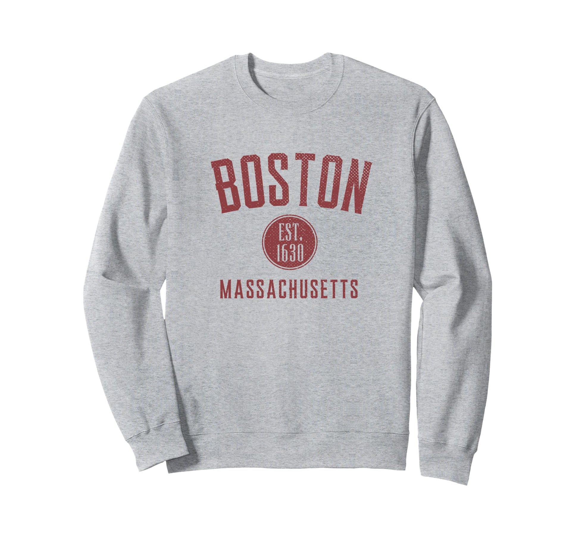Boston Varsity Distressed Sweatshirt - Unique Graphic Unisex - T-Shirt, Sweatshirt, Hoodie
