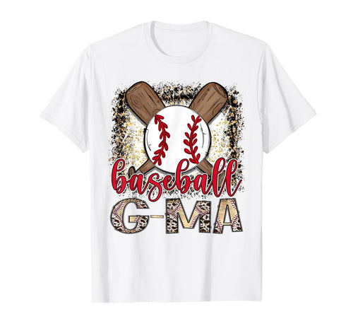 Baseball G Ma Leopard Proud Ball T-Shirt - Casual Everyday Wear for Adults - T-Shirt, Sweatshirt, Hoodie