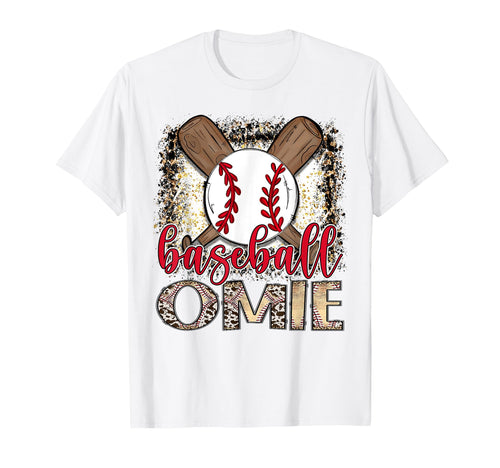 Baseball Omie Leopard Proud Ball Omie T-Shirt - Unique Graphic for Adults - T-Shirt, Sweatshirt, Hoodie
