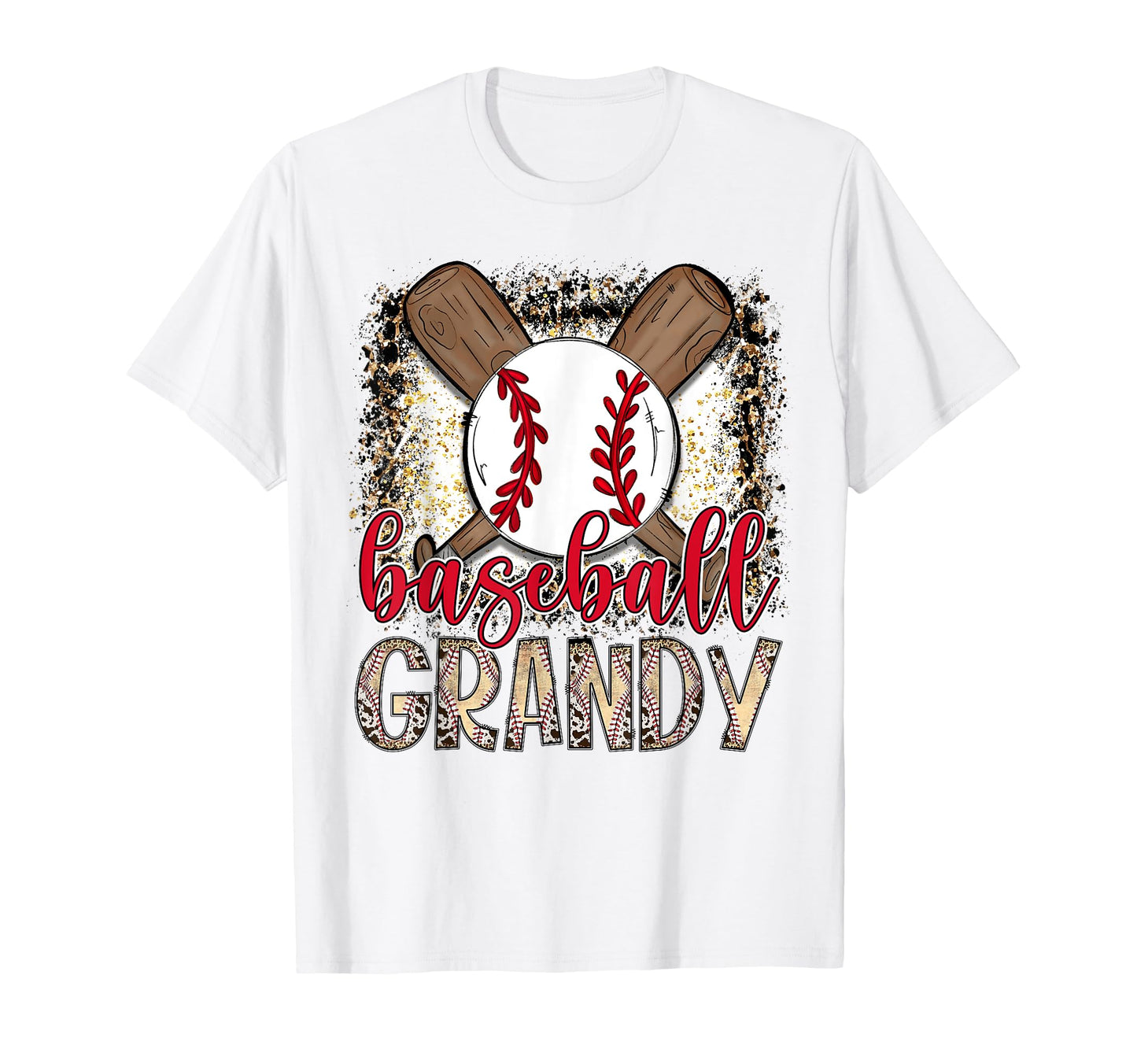 Baseball Grandy Leopard Proud Ball Grandy T-Shirt - Graphic Print Unisex - T-Shirt, Sweatshirt, Hoodie