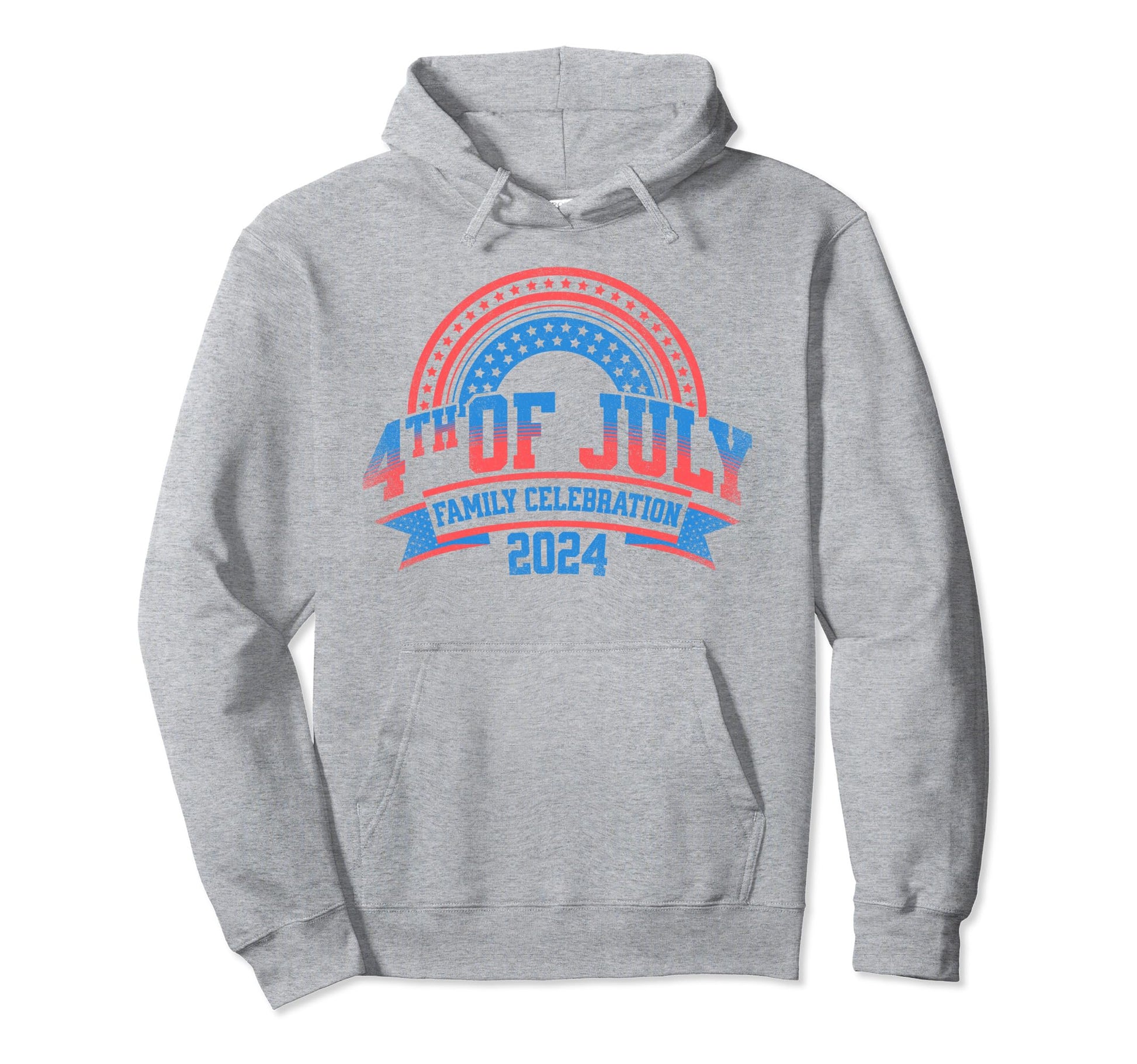 Patriotic Rainbow 4Th July Family Hoodie - Casual Everyday Wear Unisex - T-Shirt, Sweatshirt, Hoodie