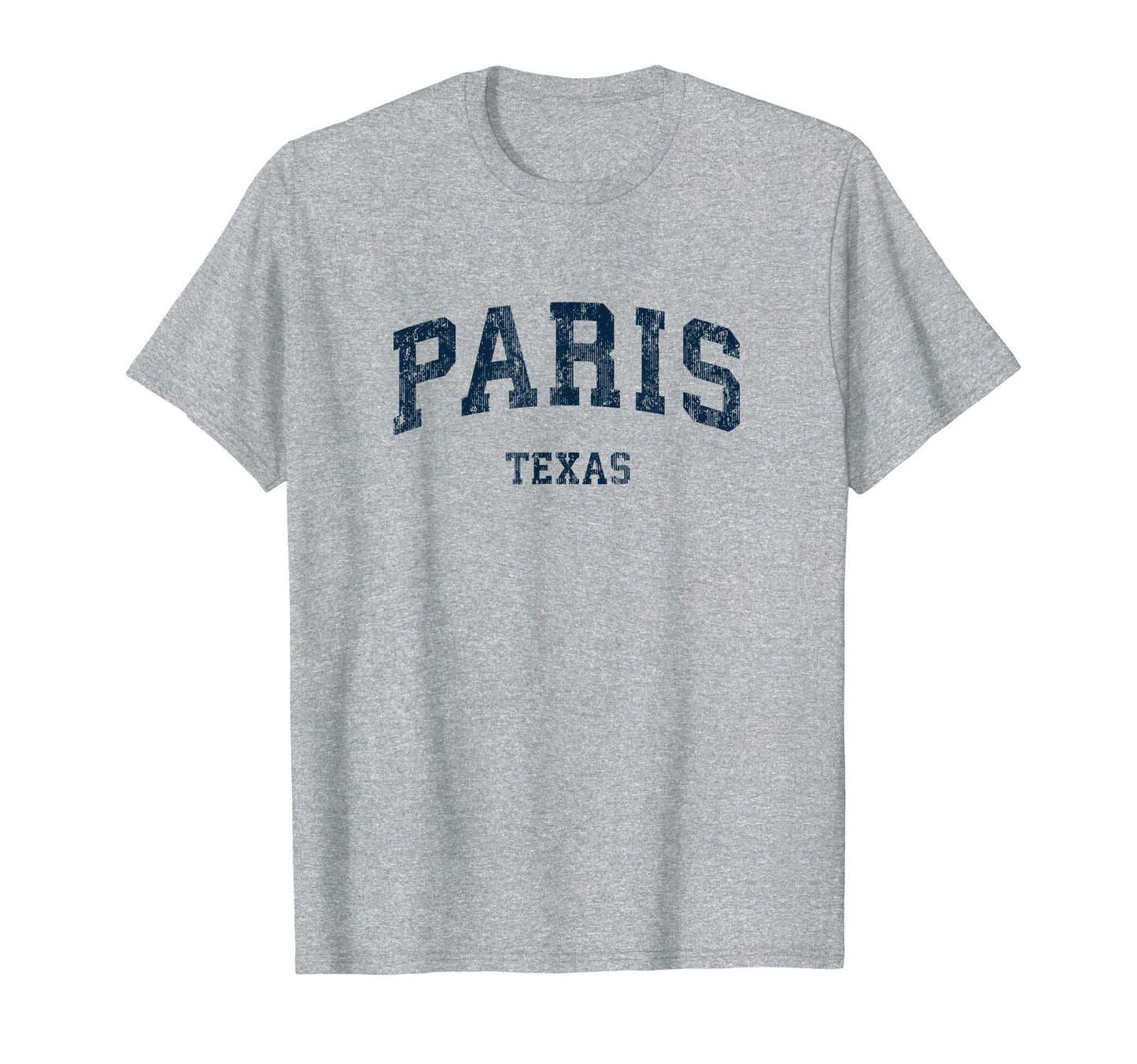 Paris Texas Tx Varsity Sports Navy T-Shirt - Unique Graphic Unisex - T-Shirt, Sweatshirt, Hoodie
