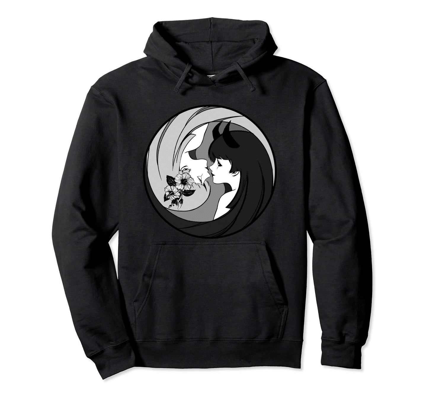 Goth Anime Aesthetic Gothic Indie Hoodie - Streetwear Style for Adults - T-Shirt, Sweatshirt, Hoodie