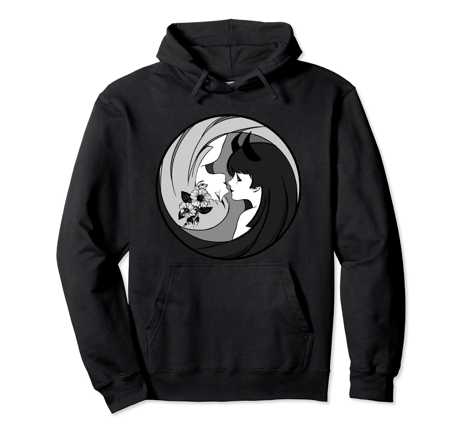 Goth Anime Aesthetic Gothic Indie Hoodie - Streetwear Style for Adults - T-Shirt, Sweatshirt, Hoodie
