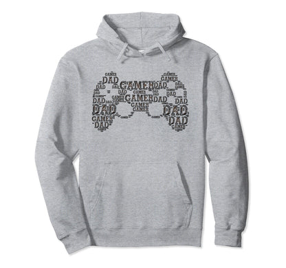 Funny Gamer Dad Daddy Fathers Day Gift Hoodie - Minimalist Print Unisex - T-Shirt, Sweatshirt, Hoodie