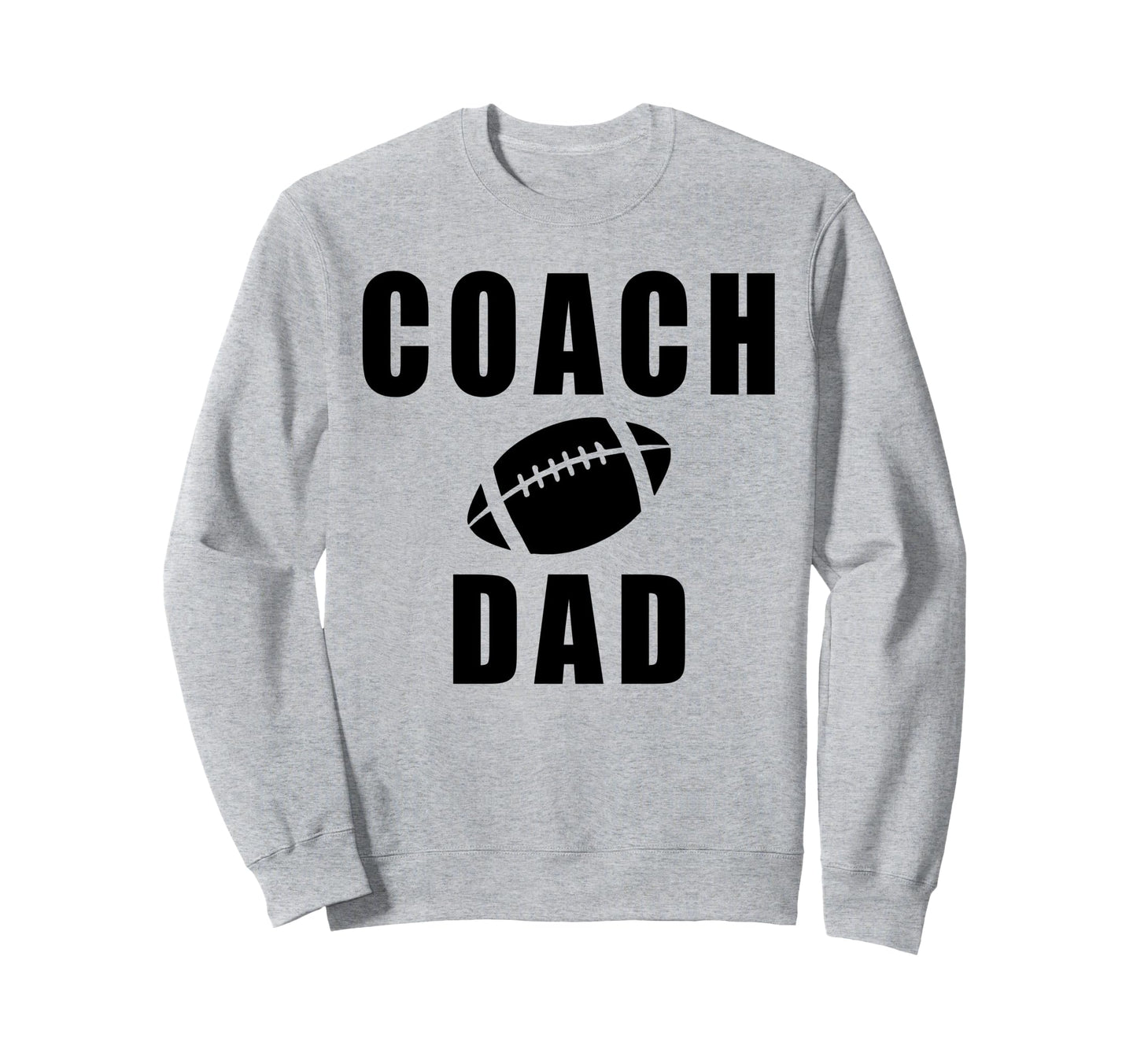 Coach Dad Game Day Football Sweatshirt - Minimalist Print for Adults - T-Shirt, Sweatshirt, Hoodie