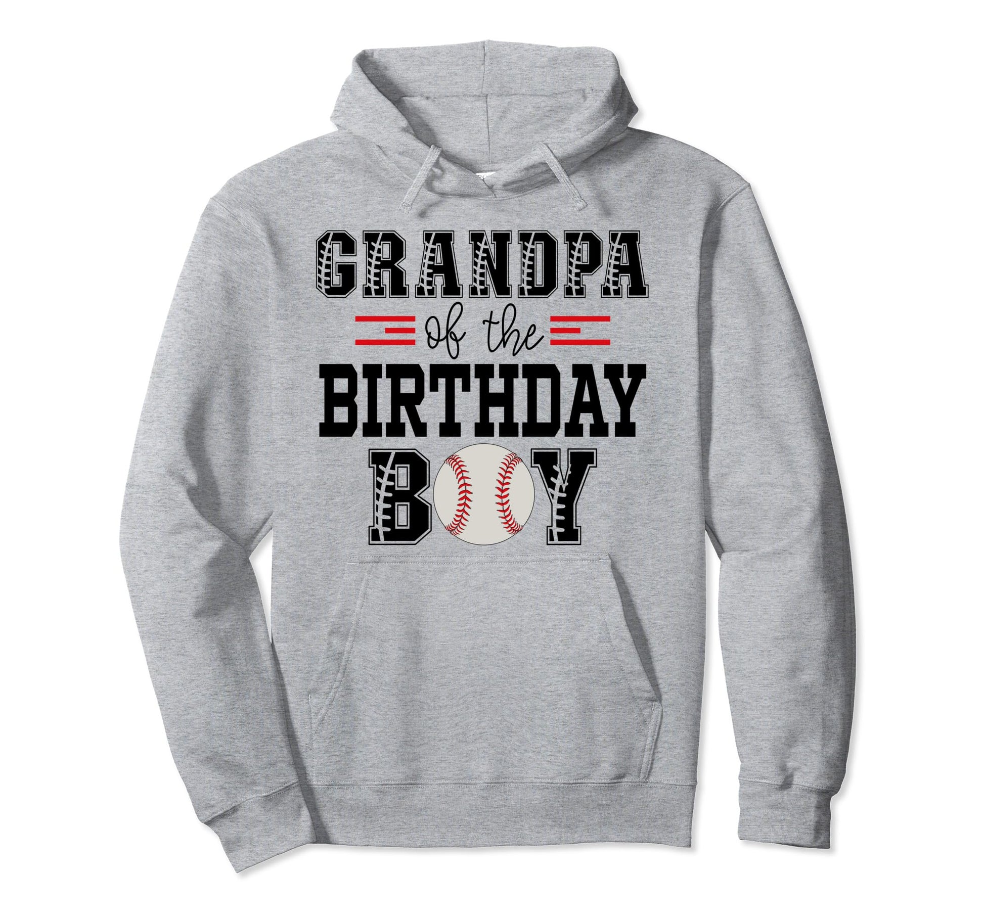 Grandpa Birthday Baseball Lover First Hoodie - Trendy Graphic Men Women - T-Shirt, Sweatshirt, Hoodie