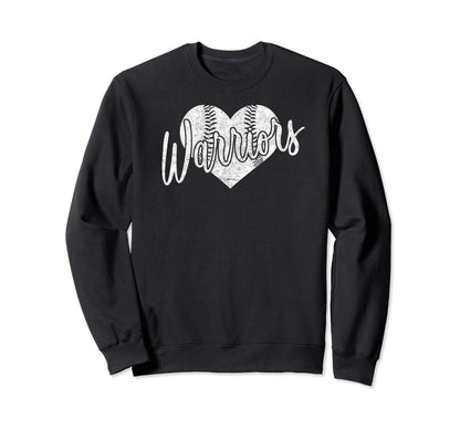 Warriors Baseball Softball High School T-Shirt - Streetwear Style Unisex - T-Shirt, Sweatshirt, Hoodie