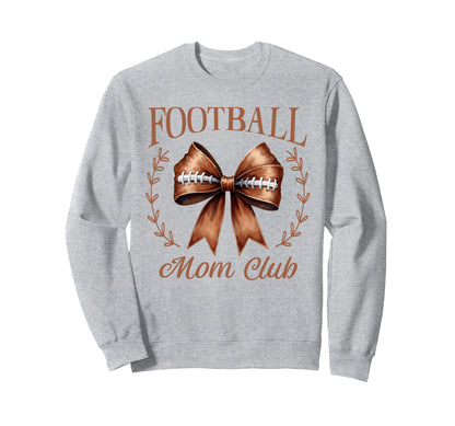Game Day Croquette Bow Football Mom Sweatshirt - Unique Graphic Men Women - T-Shirt, Sweatshirt, Hoodie