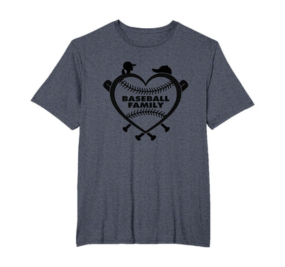 Baseball Family Sister Heart Love Fan T-Shirt - Trendy Graphic Men Women - T-Shirt, Sweatshirt, Hoodie