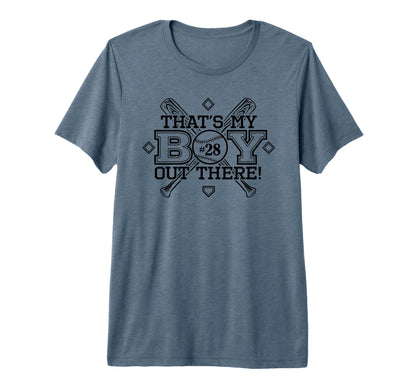 Baseball Mom Dad Thats My Proud Parent T-Shirt - Unique Graphic Unisex - T-Shirt, Sweatshirt, Hoodie