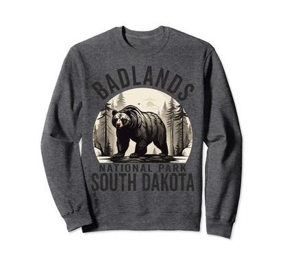 Badlands National Park South Dakota Sweatshirt - Aesthetic Graphic Unisex - T-Shirt, Sweatshirt, Hoodie