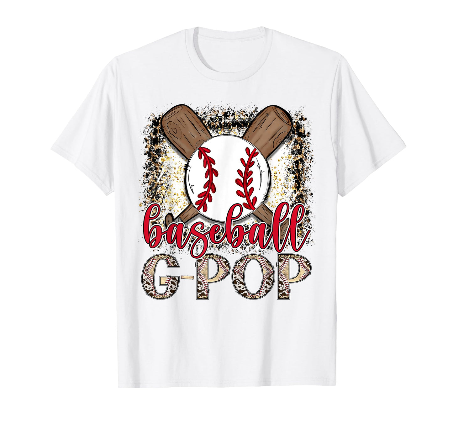 Baseball G Pop Leopard Proud Ball G T-Shirt - Fun Novelty Design Unisex - T-Shirt, Sweatshirt, Hoodie
