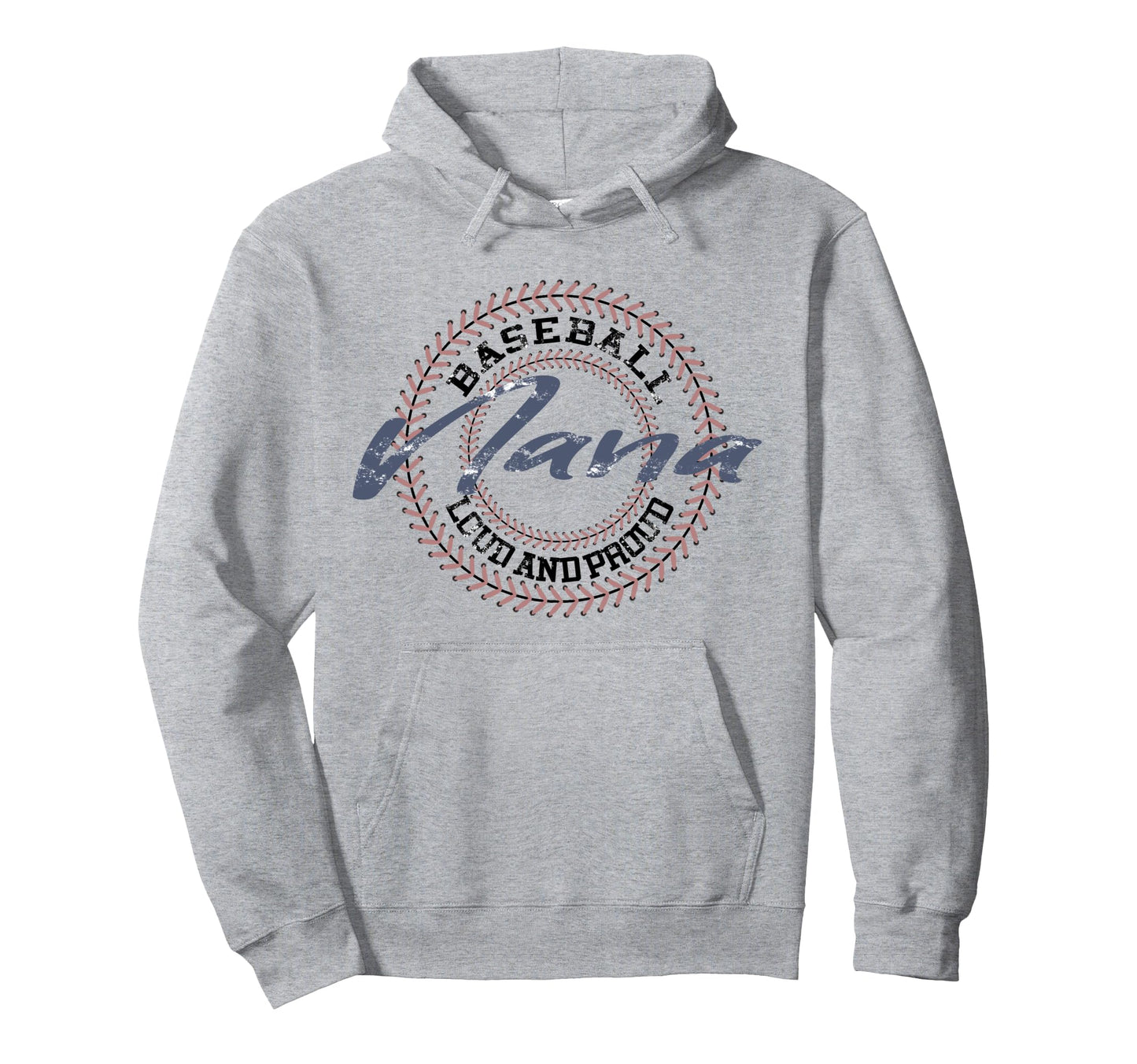 Baseball Nana Baseball Grandma Baseball Hoodie - Streetwear Style Unisex - T-Shirt, Sweatshirt, Hoodie