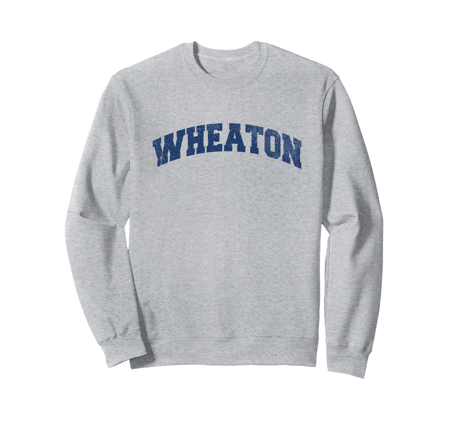 Wheaton Illinois Varsity Grey Sweatshirt - Trendy Graphic for Adults - T-Shirt, Sweatshirt, Hoodie