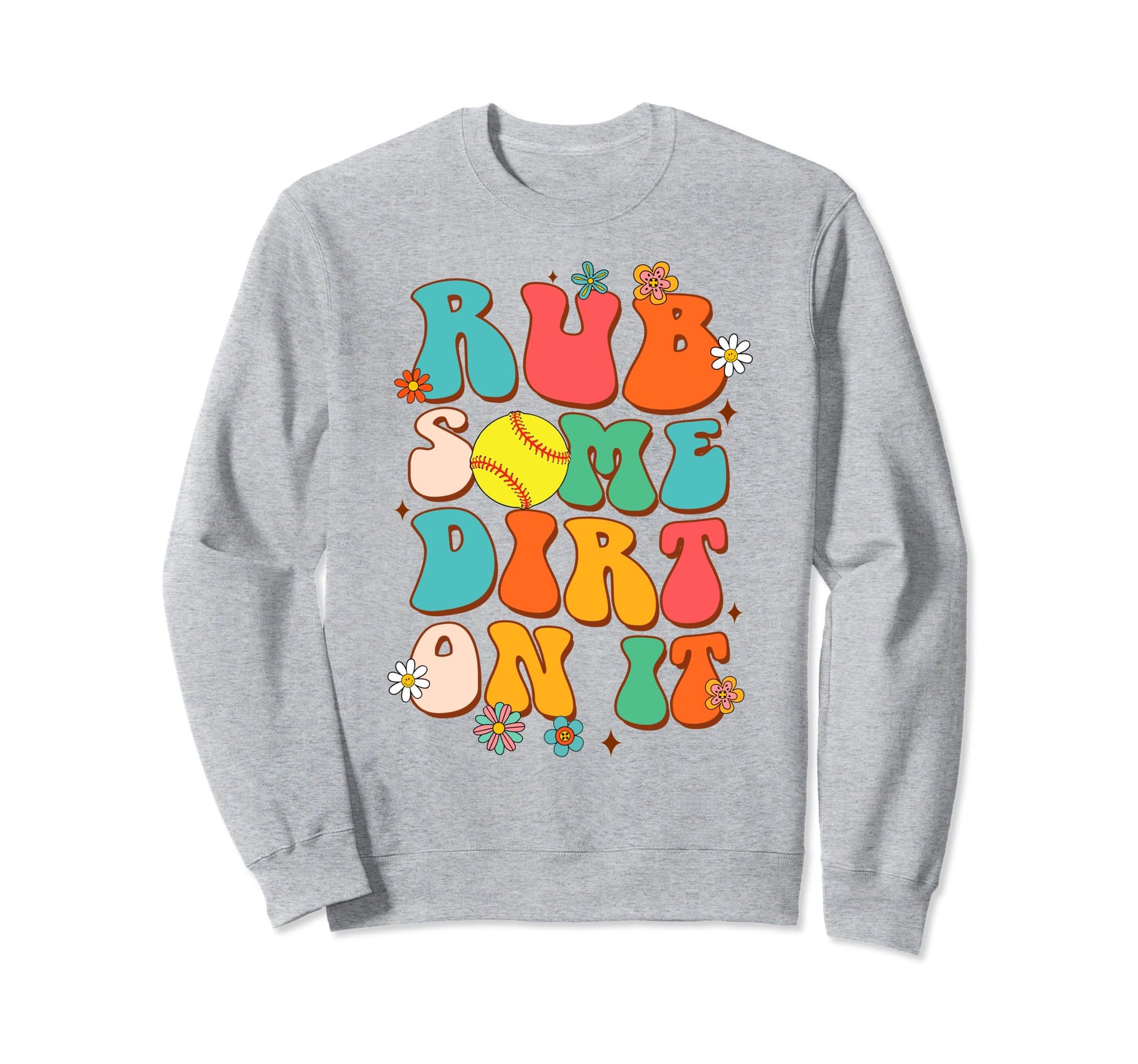 Softball Lover Softball Player Game Sweatshirt - Graphic Print for Adults - T-Shirt, Sweatshirt, Hoodie