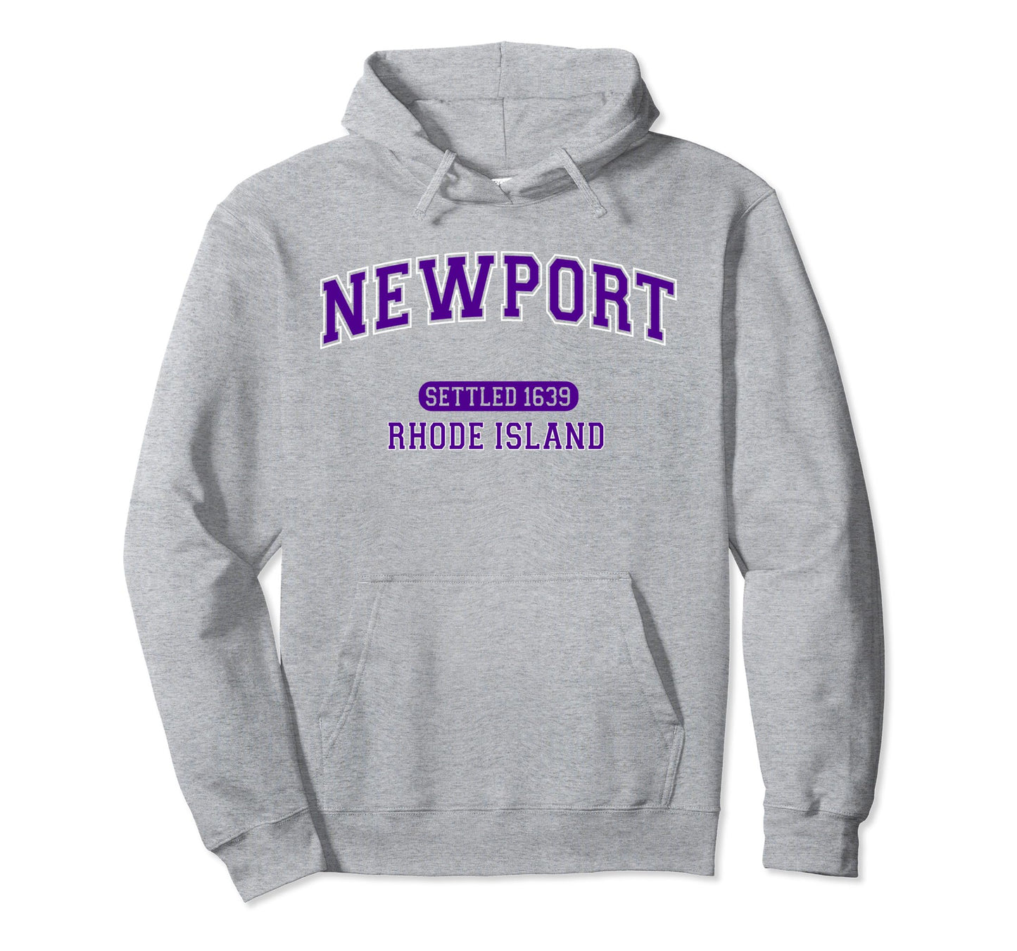 Newport Rhode Island Sports Varsity Hoodie - Aesthetic Graphic Unisex - T-Shirt, Sweatshirt, Hoodie