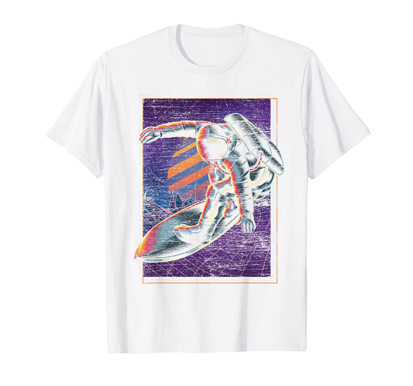 Synthwave Outer Space Vaporwave 80S T-Shirt - Custom Art Print for Adults - T-Shirt, Sweatshirt, Hoodie