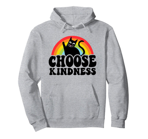 Anti Bullying Rainbow Peace Kind Hippie Hoodie - Novelty Apparel Unisex - T-Shirt, Sweatshirt, Hoodie