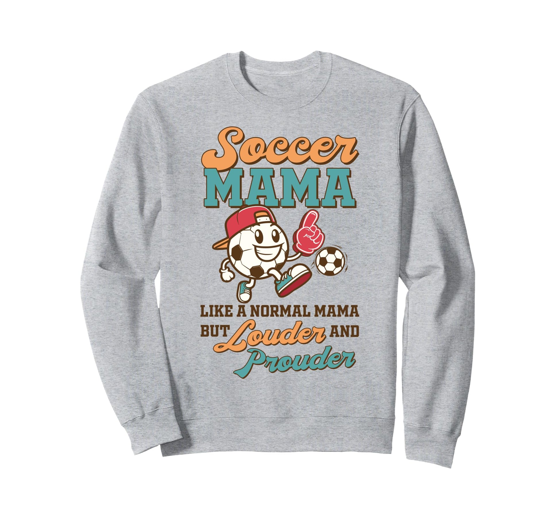 Soccer Mom Game Day Vibes Soccer Sweatshirt - Aesthetic Graphic Men Women - T-Shirt, Sweatshirt, Hoodie