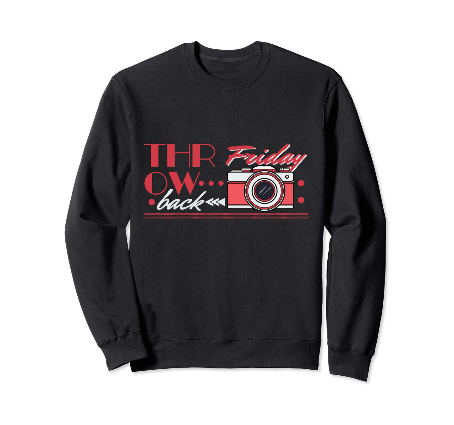 Throwback Camera Friday Photography Sweatshirt - Aesthetic Graphic Unisex - T-Shirt, Sweatshirt, Hoodie