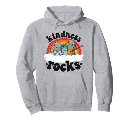 Anti Bullying Rainbow Hippie Music Hoodie - Unique Graphic for Adults - T-Shirt, Sweatshirt, Hoodie