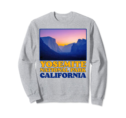 Yosemite Valley National Park Photo Sweatshirt - Trendy Graphic Men Women - T-Shirt, Sweatshirt, Hoodie
