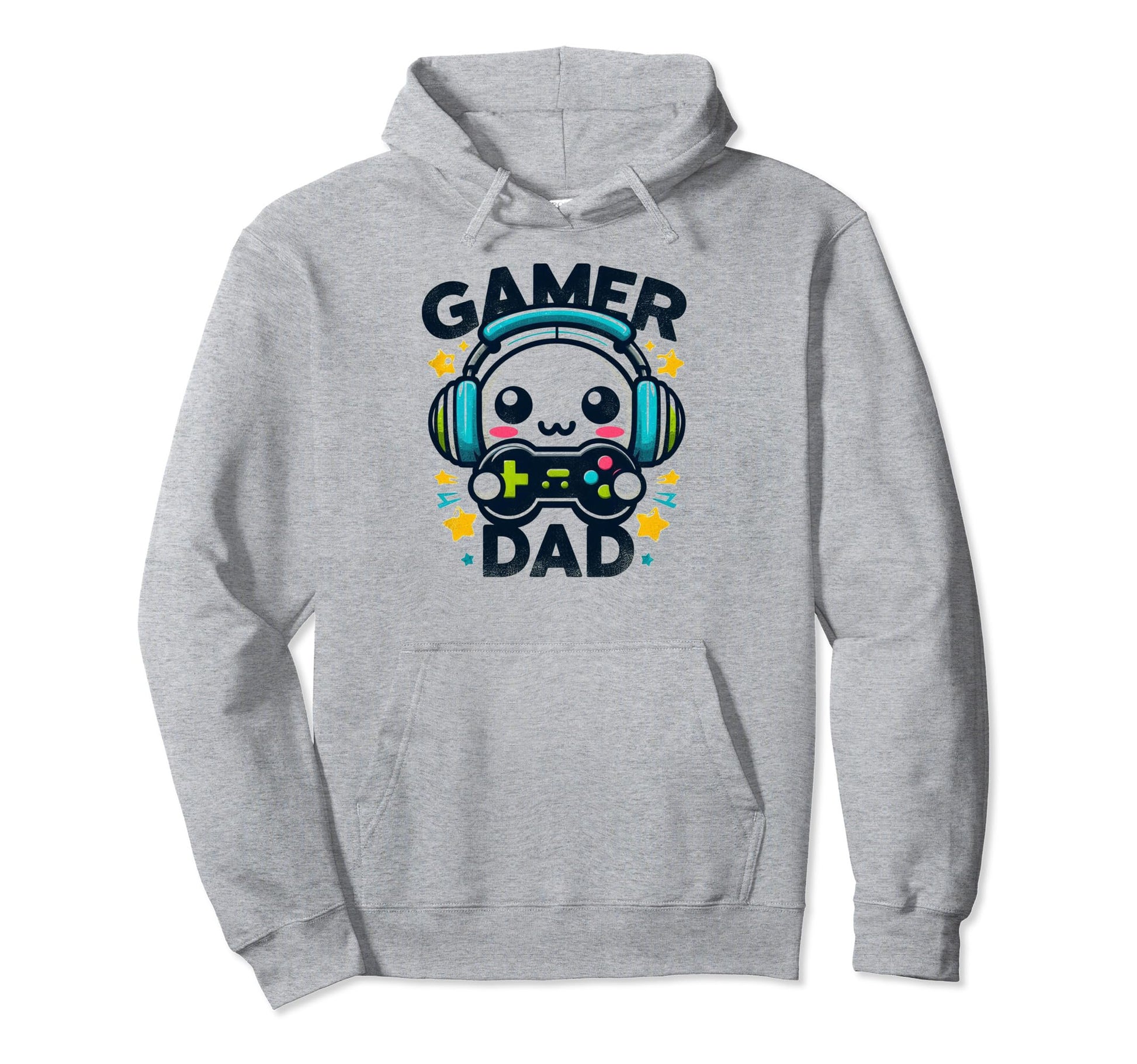 Gamer Dad Game Controller Gaming Video Hoodie - Unique Graphic Men Women - T-Shirt, Sweatshirt, Hoodie