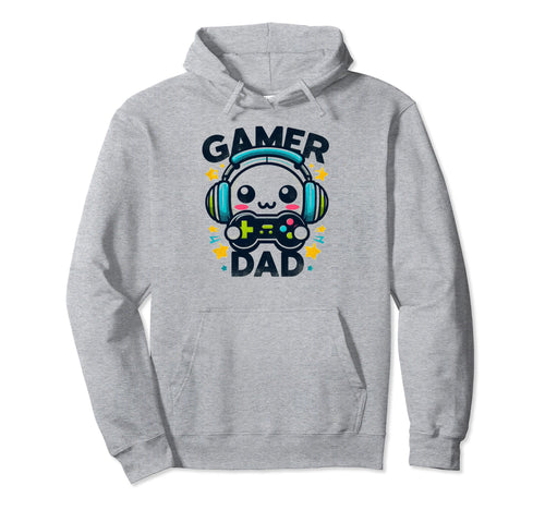 Gamer Dad Game Controller Gaming Video Hoodie - Unique Graphic Men Women - T-Shirt, Sweatshirt, Hoodie