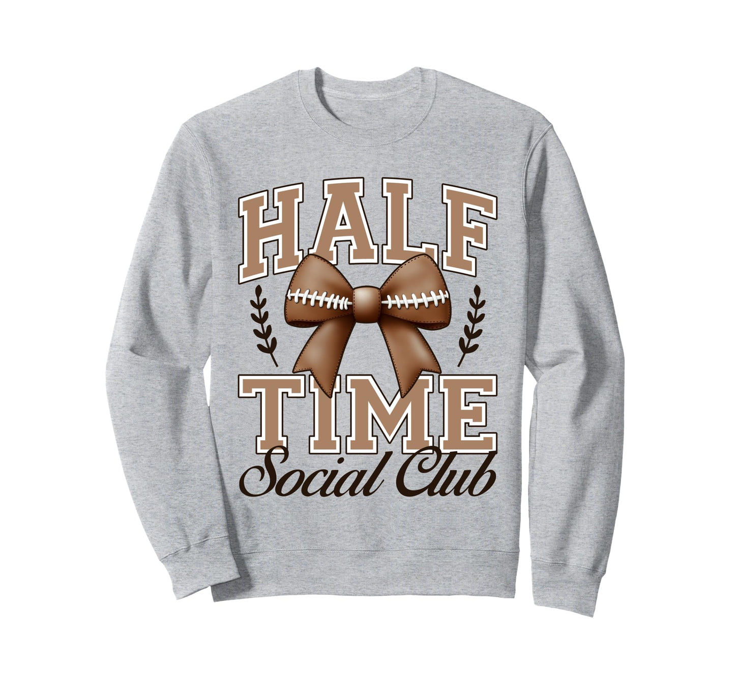 Funny Football Halftime Social Sweatshirt - Fun Novelty Design for Adults - T-Shirt, Sweatshirt, Hoodie