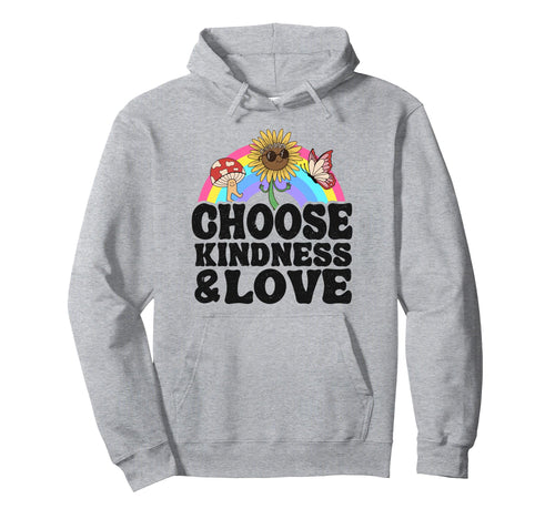 Anti Bullying Rainbow Peace Hoodie - Casual Everyday Wear for Adults - T-Shirt, Sweatshirt, Hoodie