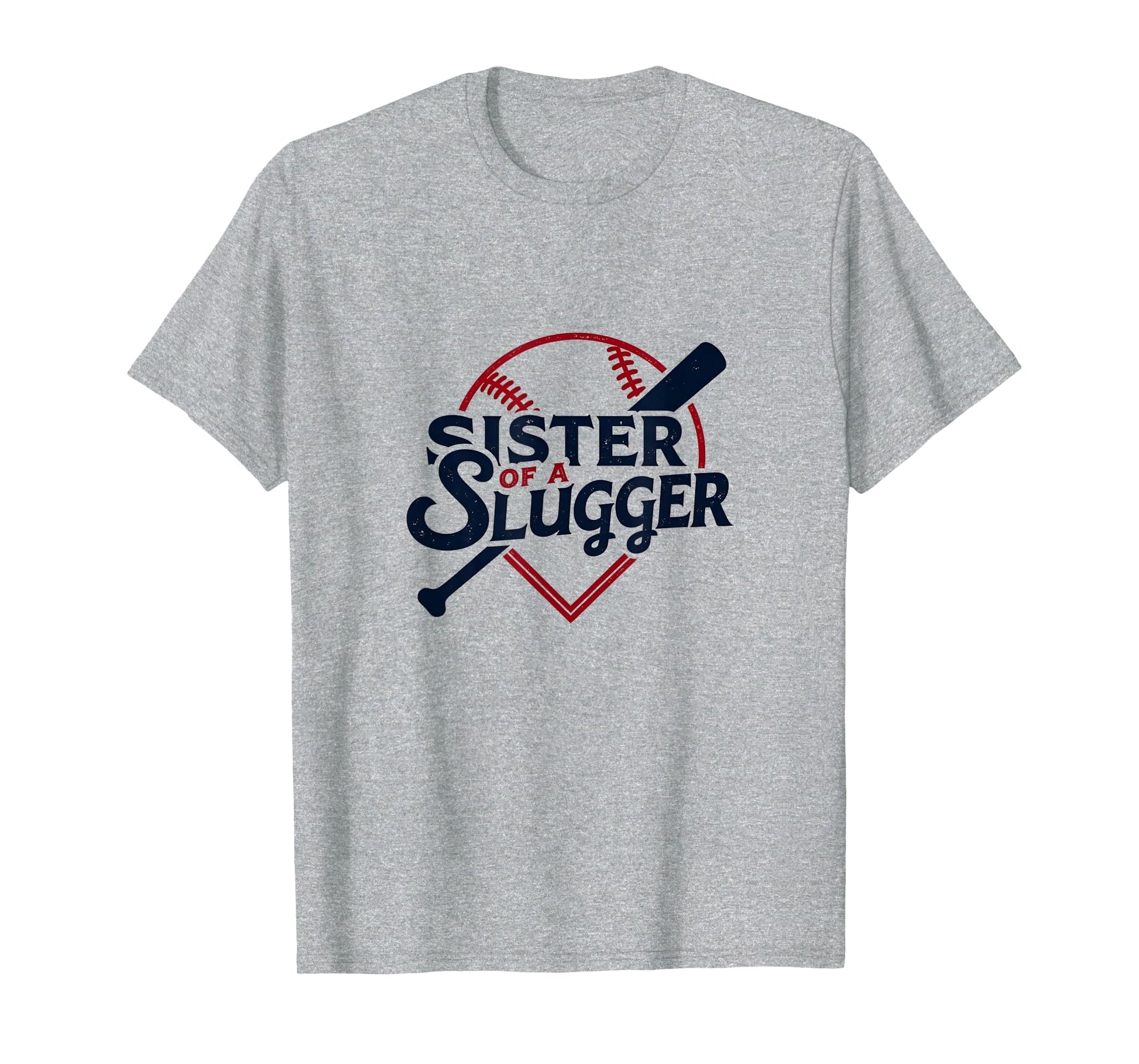 Baseball Sister Sister Slugger Sports T-Shirt - Minimalist Print Men Women - T-Shirt, Sweatshirt, Hoodie