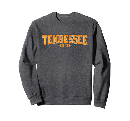 Tn Varsity Tennessee Sweatshirt - Fun Novelty Design Men Women - T-Shirt, Sweatshirt, Hoodie