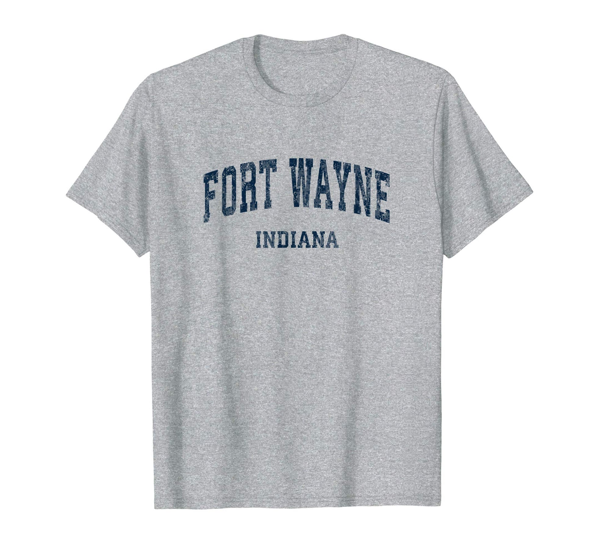 Fort Wayne Indiana Varsity Sports Navy T-Shirt - Trendy Graphic Men Women - T-Shirt, Sweatshirt, Hoodie