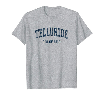 Telluride Colorado Co Varsity T-Shirt - Fun Novelty Design Men Women - T-Shirt, Sweatshirt, Hoodie