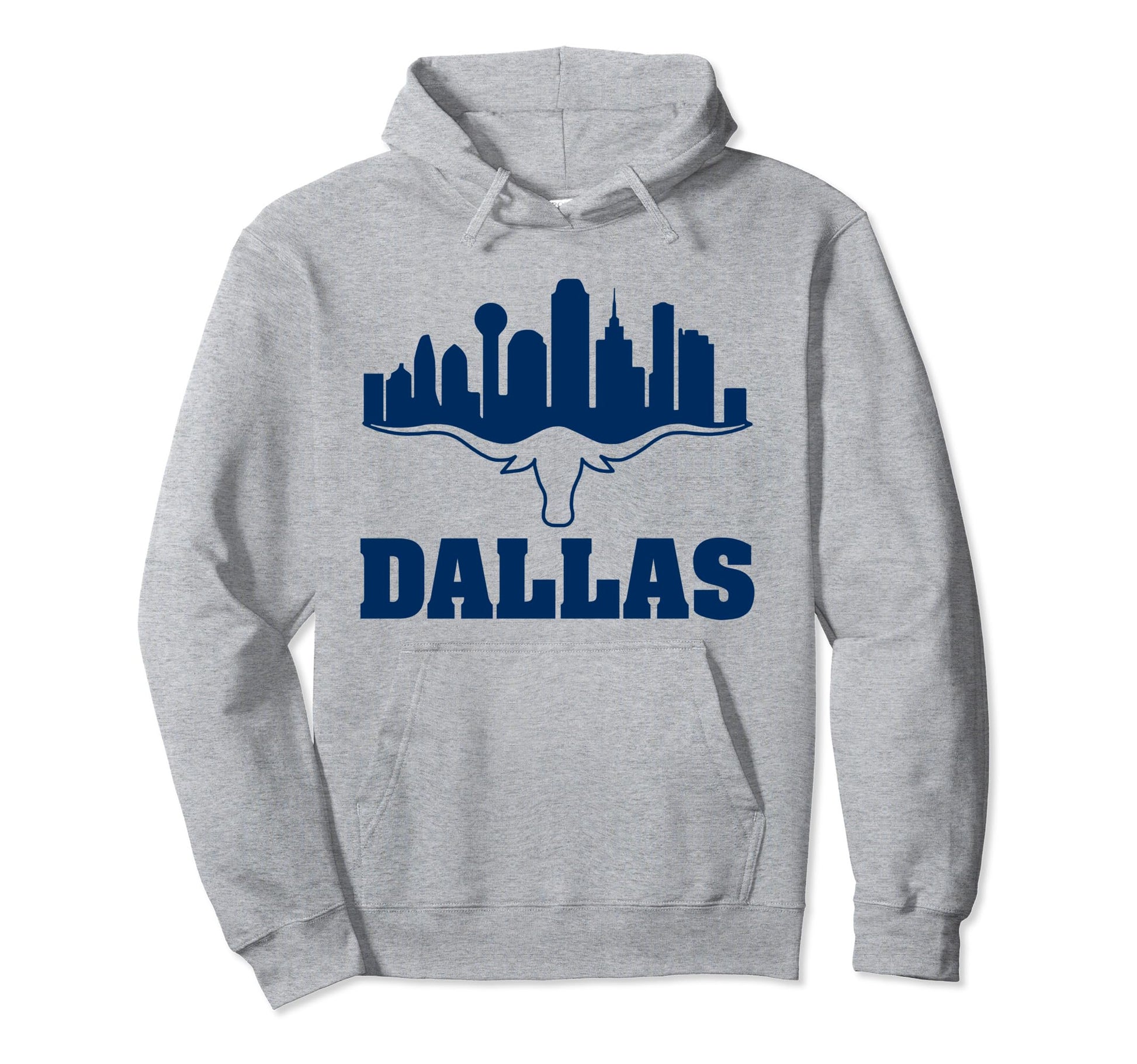 Dallas Texas Dallas Skyline Varsity Hoodie - Minimalist Print for Adults - T-Shirt, Sweatshirt, Hoodie