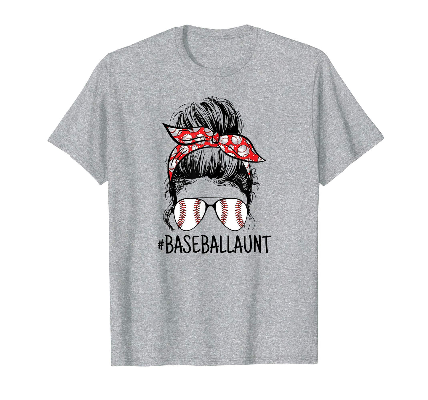 Womens Baseball Sport Aunt Proud Aunt T-Shirt - Aesthetic Graphic Unisex - T-Shirt, Sweatshirt, Hoodie