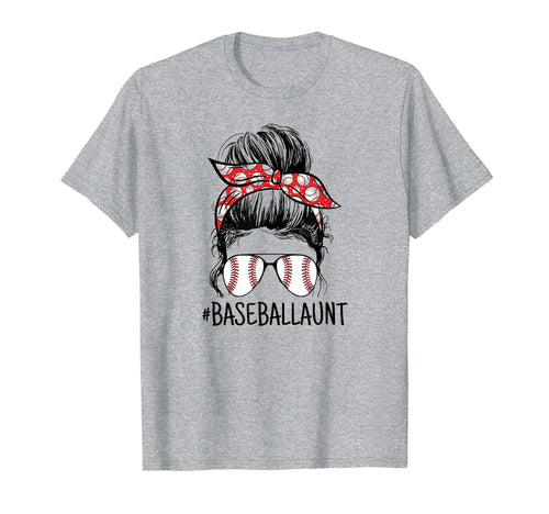 Womens Baseball Sport Aunt Proud Aunt T-Shirt - Aesthetic Graphic Unisex - T-Shirt, Sweatshirt, Hoodie