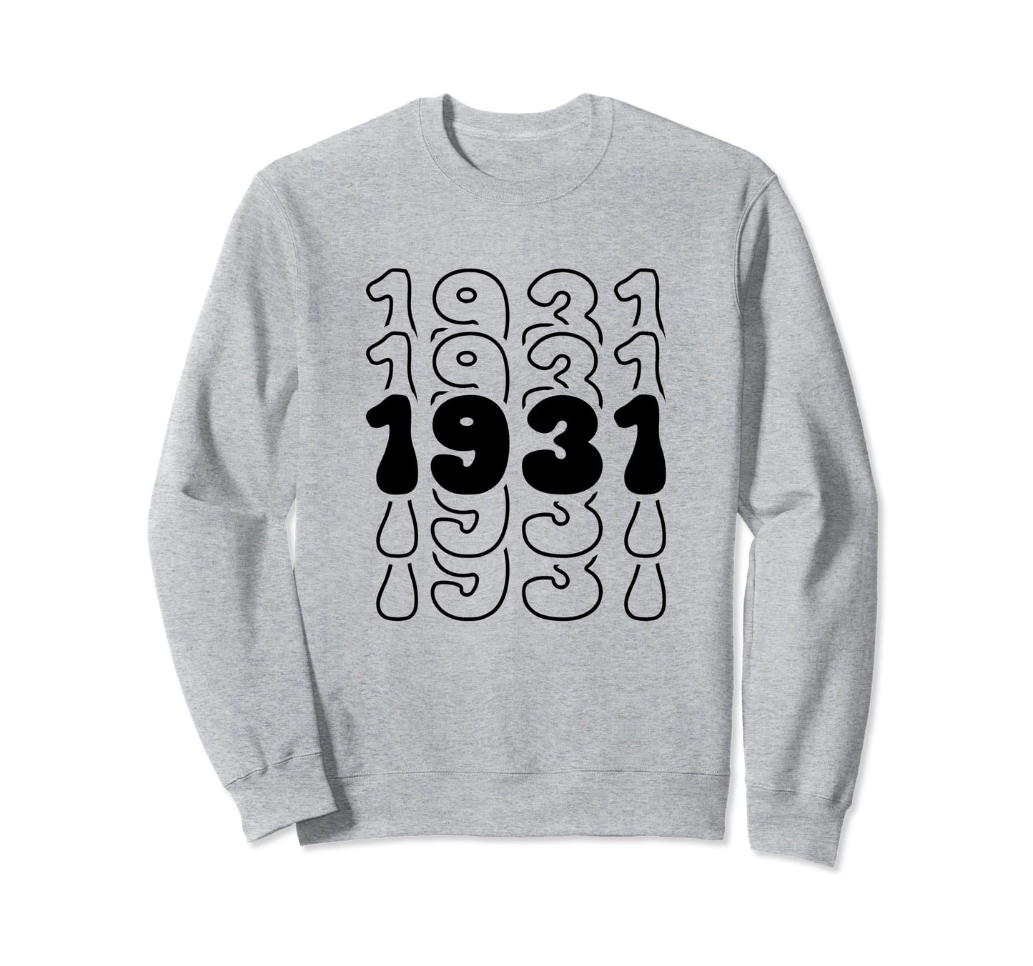 93 Year Old Groovy 93Rd Birthday Boho Sweatshirt - Novelty Apparel Unisex - T-Shirt, Sweatshirt, Hoodie