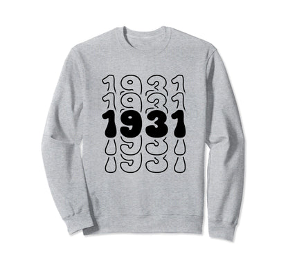 93 Year Old Groovy 93Rd Birthday Boho Sweatshirt - Novelty Apparel Unisex - T-Shirt, Sweatshirt, Hoodie