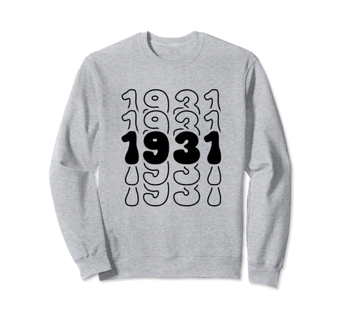 93 Year Old Groovy 93Rd Birthday Boho Sweatshirt - Novelty Apparel Unisex - T-Shirt, Sweatshirt, Hoodie
