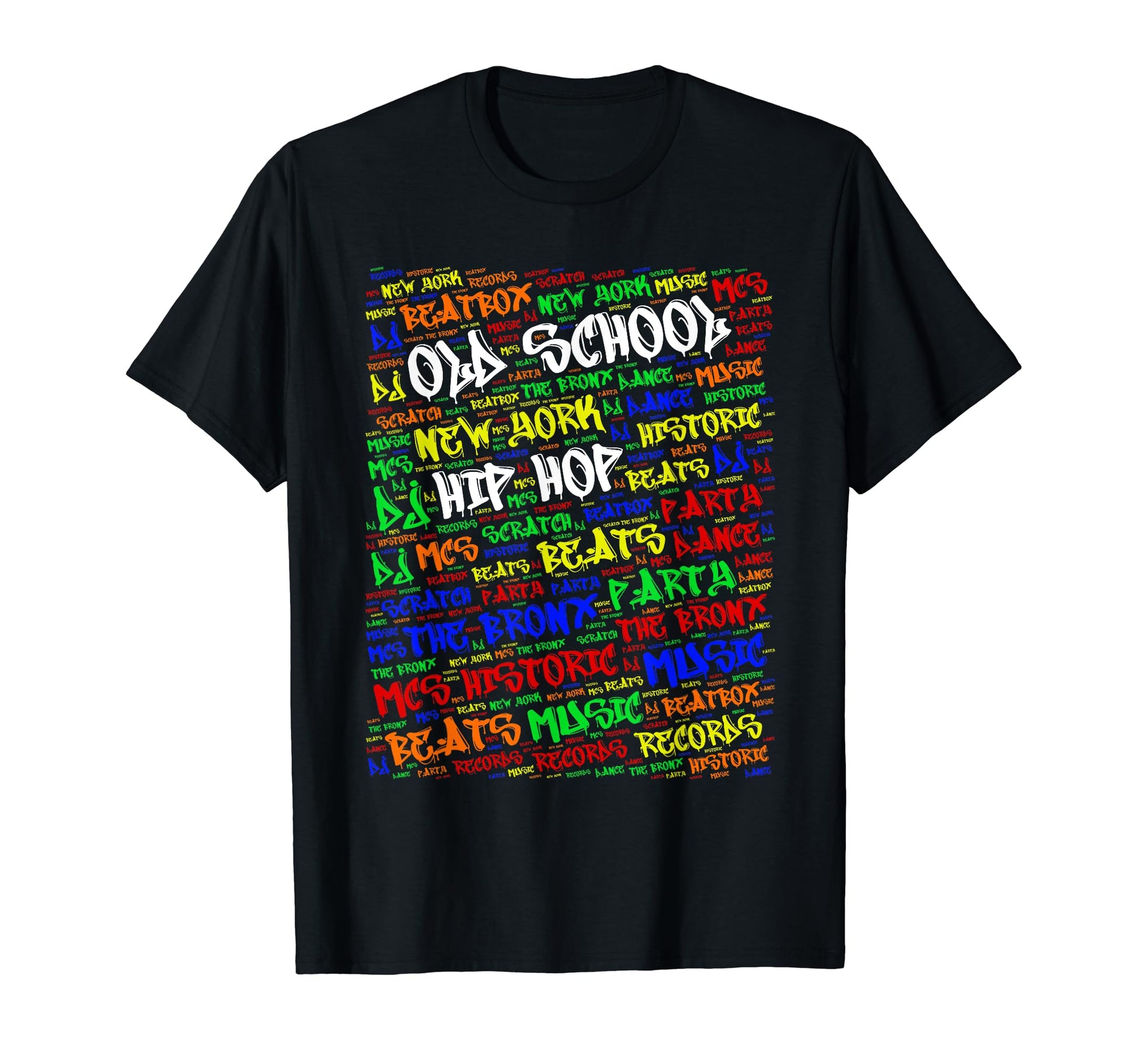 Old School Hip Hop Graffiti Bronx Tribute T-Shirt - Graphic Print Unisex - T-Shirt, Sweatshirt, Hoodie