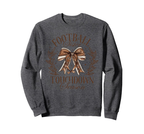 Football Sister Fall Coquette Sweatshirt - Aesthetic Graphic for Adults - T-Shirt, Sweatshirt, Hoodie