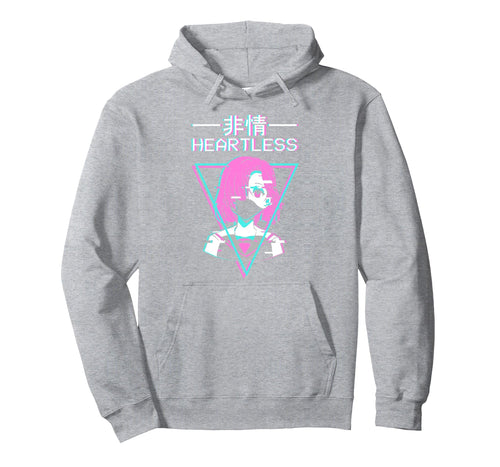 Sad Anime Japanese Vaporwave Aesthetic Hoodie - Streetwear Style Men Women - T-Shirt, Sweatshirt, Hoodie