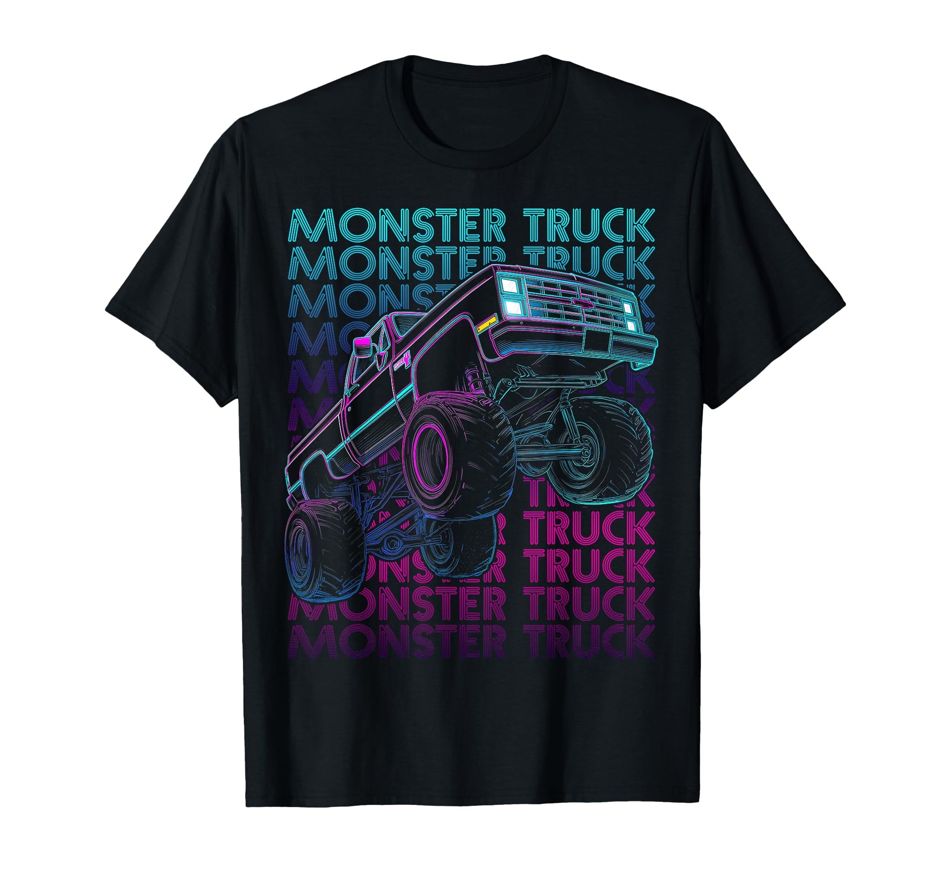 Monster Trucks 4 Wheeler Offroad T-Shirt - Minimalist Print Unisex - T-Shirt, Sweatshirt, Hoodie