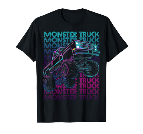 Monster Trucks 4 Wheeler Offroad T-Shirt - Minimalist Print Unisex - T-Shirt, Sweatshirt, Hoodie
