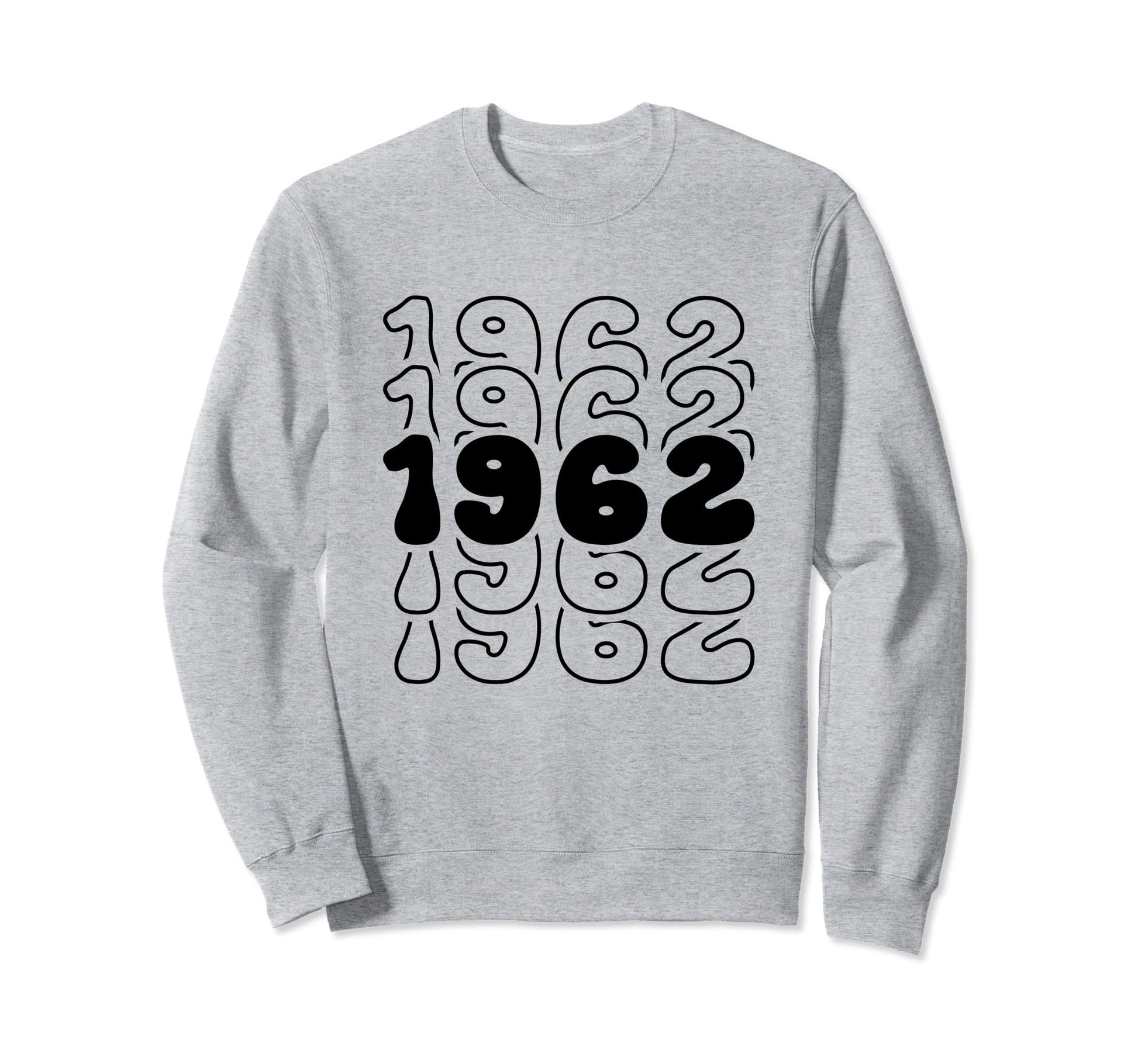 62 Year Old Groovy 62Nd Birthday Sweatshirt - Trendy Graphic for Adults - T-Shirt, Sweatshirt, Hoodie