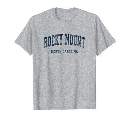 Rocky Mount North Carolina Nc Varsity T-Shirt - Trendy Graphic Unisex - T-Shirt, Sweatshirt, Hoodie